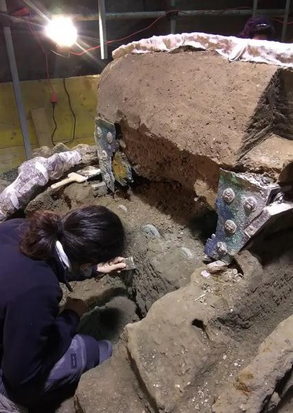 الكشف عن «عربة رومانية» وُجدت في بومبي بعد حوالي 2000 عام ..! 