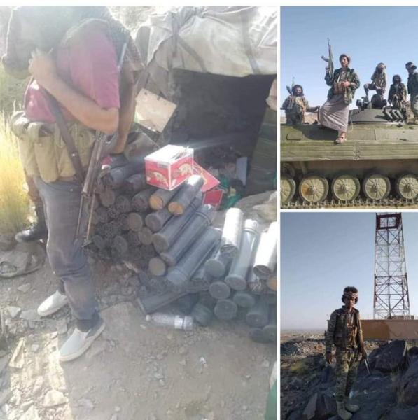 جماعة الحوثي تخسر مديرية جديدة في البيضاء واغتنام اسلحة ثقيلة (صور)