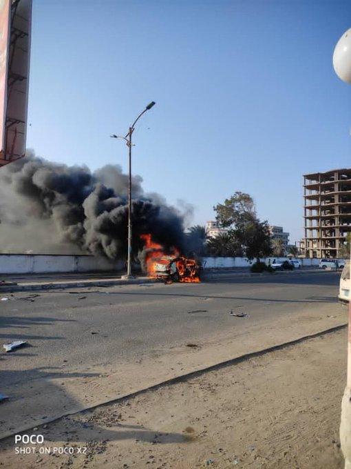 تفجير ارهابي في عدن يقتل إعلامية حامل ويصيب زوجها
