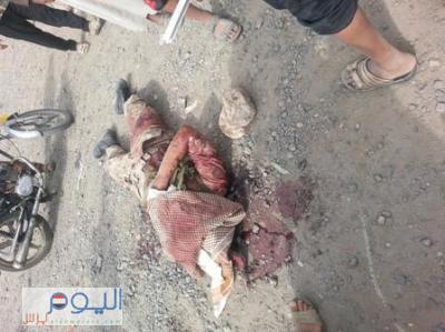 صور مؤلمة لقتلى الجيش اليوم في منطقة شملان، وجثثهم ملقاة في الشوارع