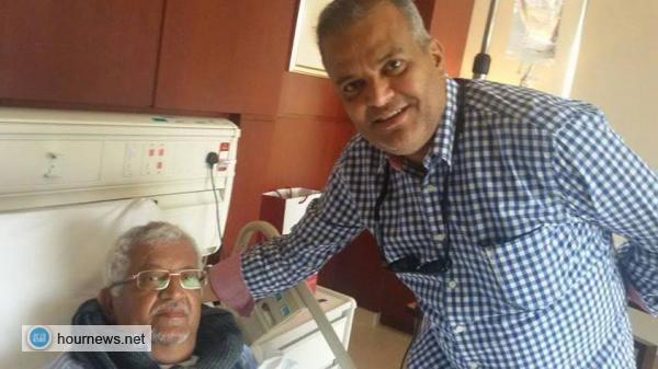 بالصور: ياسين سعيد نعمان يرقد في المستشفى بدبي