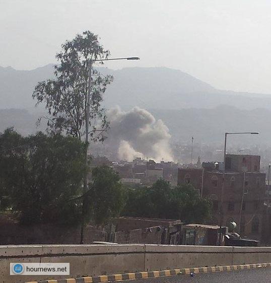 عاجل: سقوط أربعة صواريخ قوية على صنعاء قبل قليل وتحليق مستمر للطيران (صورة + المكان المستهدف)