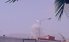 طائرات التحالف تقصف عطان بصنعاء بعدة غارات (صور)