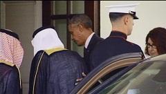 أوباما يكسر  البروتوكول الرئاسي في استقبال الملك سلمان (صور)
