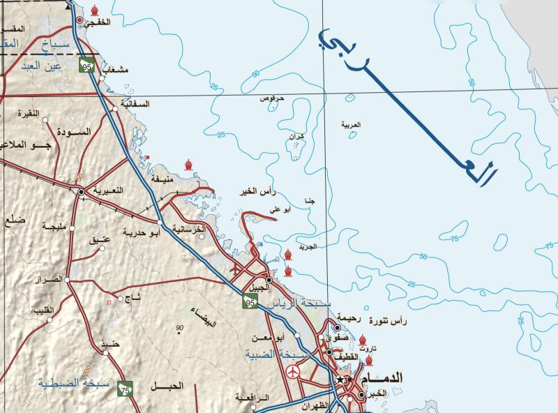 السعودية تعلن الخريطة الرسمية لـ المملكة العربية السعودية بالحدود المعتمدة