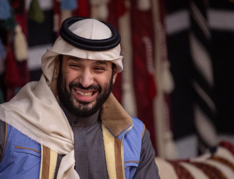 صورة اليوم لولي العهد الأمير محمد بن سلمان في المخيم الشتوي بالعلا