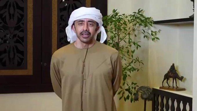 عبدالله بن زايد يعلن عن تقديم دولة الإمارات منحة بقيمة 10 ملايين دولار لدعم صناديق منظمة التجارة العالمية