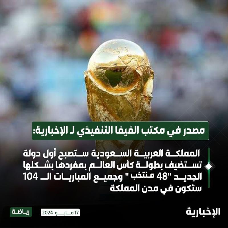 سبق تاريخي تحصل على المملكة العربية السعودية بحصلها على استضافة مونديال 2034 بالشكل الجديد