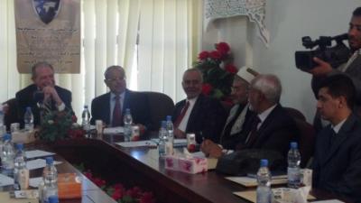 السفير الامريكي يُلقي محاضرة بصنعاء بعنوان "مقومات نجاح مؤتمر  الحوار الوطني الشامل في اليمن"
