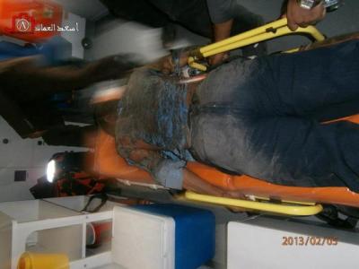 (شاهد صور) شاب يحرق جسده أمام رئاسة الوزراء