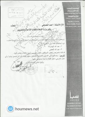 قرار توقيف الأخوين { عبد الله الهندوانة & عبد الله العفيفي } في مايو/2012م