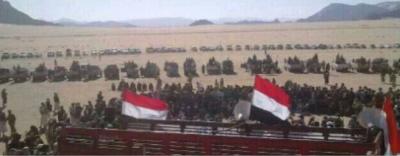 بالصور: قبائل دهم بالجوف تحتفل بطرد الحوثيين من بلادهم بعرض عسكري مهيب