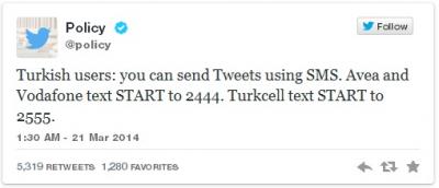 حظر تويتر تماما فى تركيا!