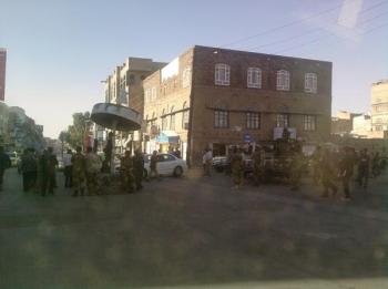 قوات اللواء/ على محسن الأحمر قبل جولة كنتاكي