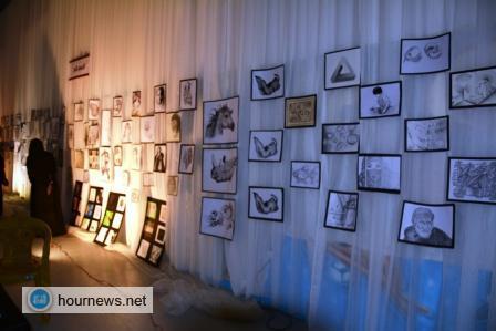 شاهد بالصور: معرض الجرافيك الأول "أكانتس" باليمن