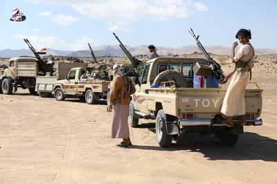 عرض عسكري ضخم لقبائل مراد بمأرب أستعداداً لمواجهة محتمله مع الحوثي