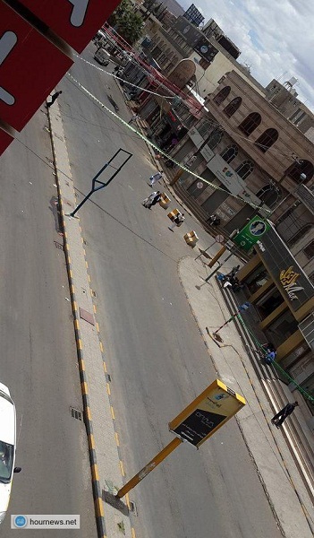 شارع الامم المتحدة (الدائري) يبدوا شبه خالي من وسائل المواصلات - تصوير خباب محمد - اخبار الساعة