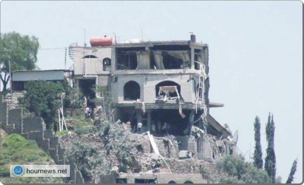 يوم عنيف جداً من القصف على مدينة إب (تفاصيل تكشف عدد الغارات ومواقعهن + صور + فيديو)