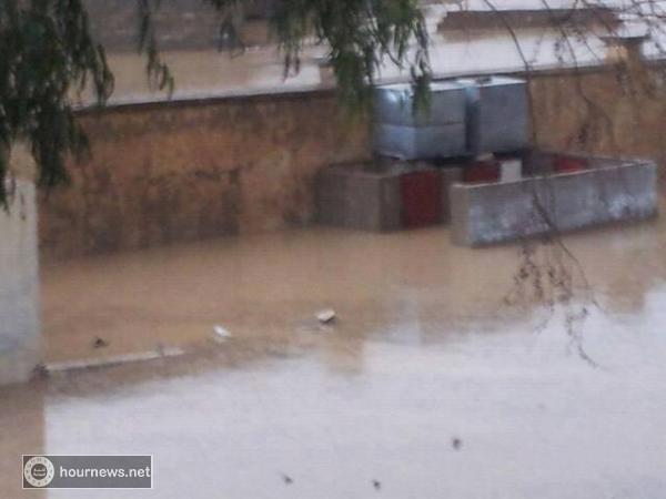 بالصور: هكذا اغرقت مياه الامطار مدينة عمران