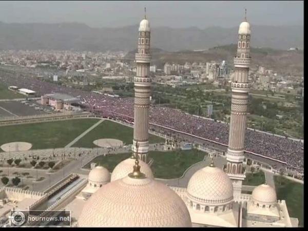 شاهد اجمل صور للحشود التي حضرت إلى السبعين