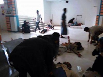 ضحايا يملؤون مستشفيات صنعاء ومناشدات عاجلة للتبرع بالدم "صور"