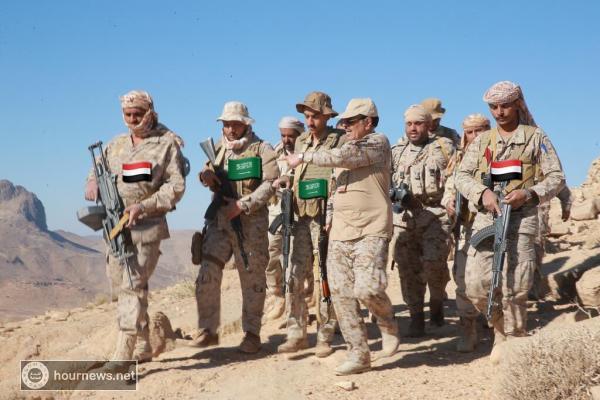 اليمن : بالصور جنود مظليين سعوديين في جبهة نهم بمحافظة صنعاء